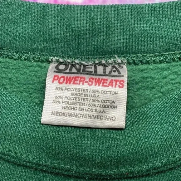 1990s University Of Oregon Cotton Bowl Crewneck Medium Unisex Sweatshirt Green - Picture 4 of 6